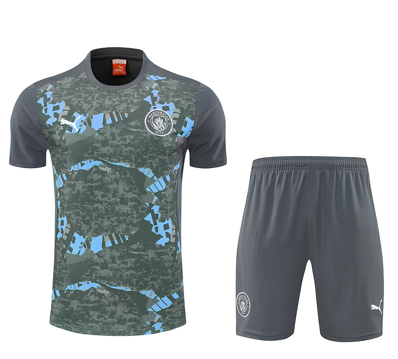 AAA Quality Man City 25/26 Grey Training Kit Jersey